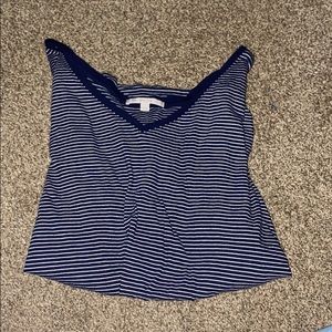 Blue and White stripped long sleeve
